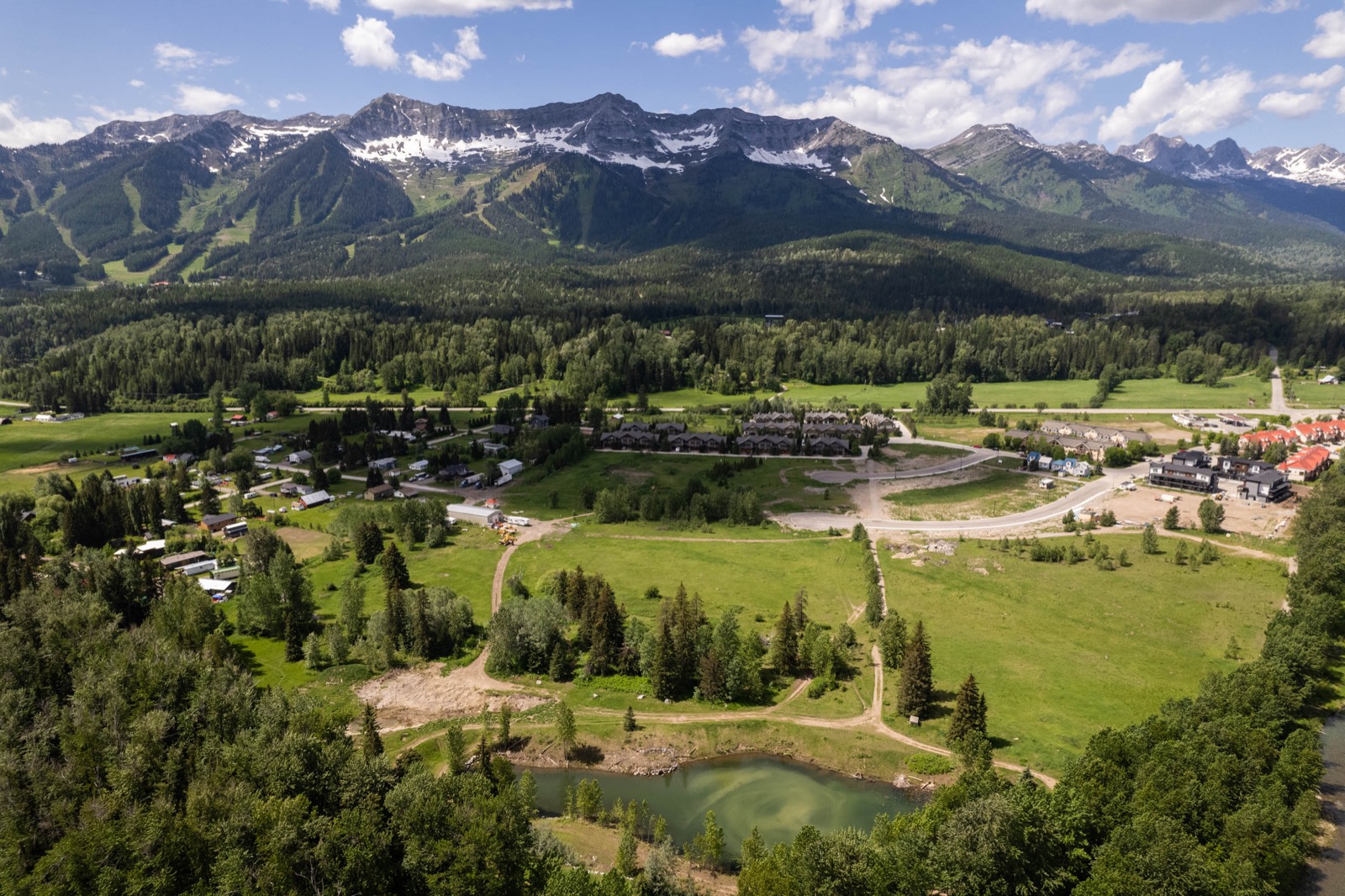 Riverside neighbourhood in Fernie